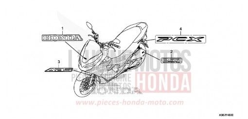 MARQUE/EMBLEME WW125AK de 2019